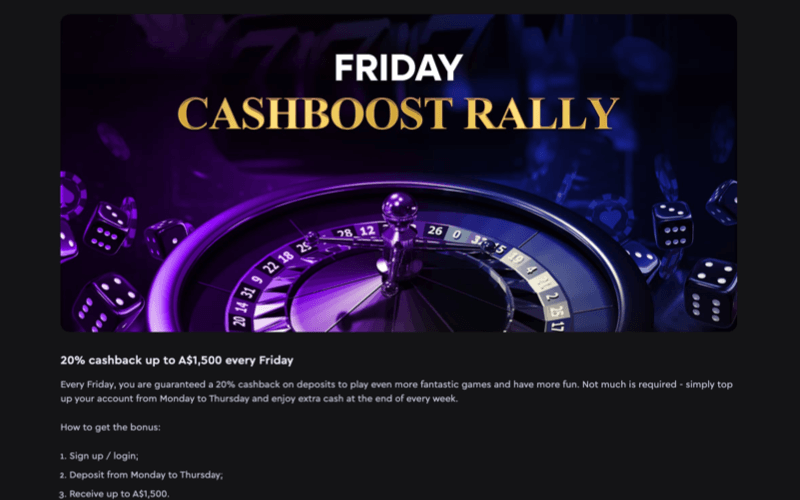 Cashboost rally on friday at SkyCrown